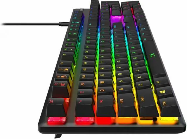 Alt view image 2 of 2 - HyperX - Alloy Origins Full-Size Wired Mechanical Red Switch Gaming Keyboard ...