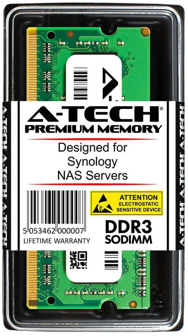 Main image of 2GB DDR3 PC3-8500 SODIMM Replacement for Synology RAM-2G-DDR3 Laptop Memory RAM