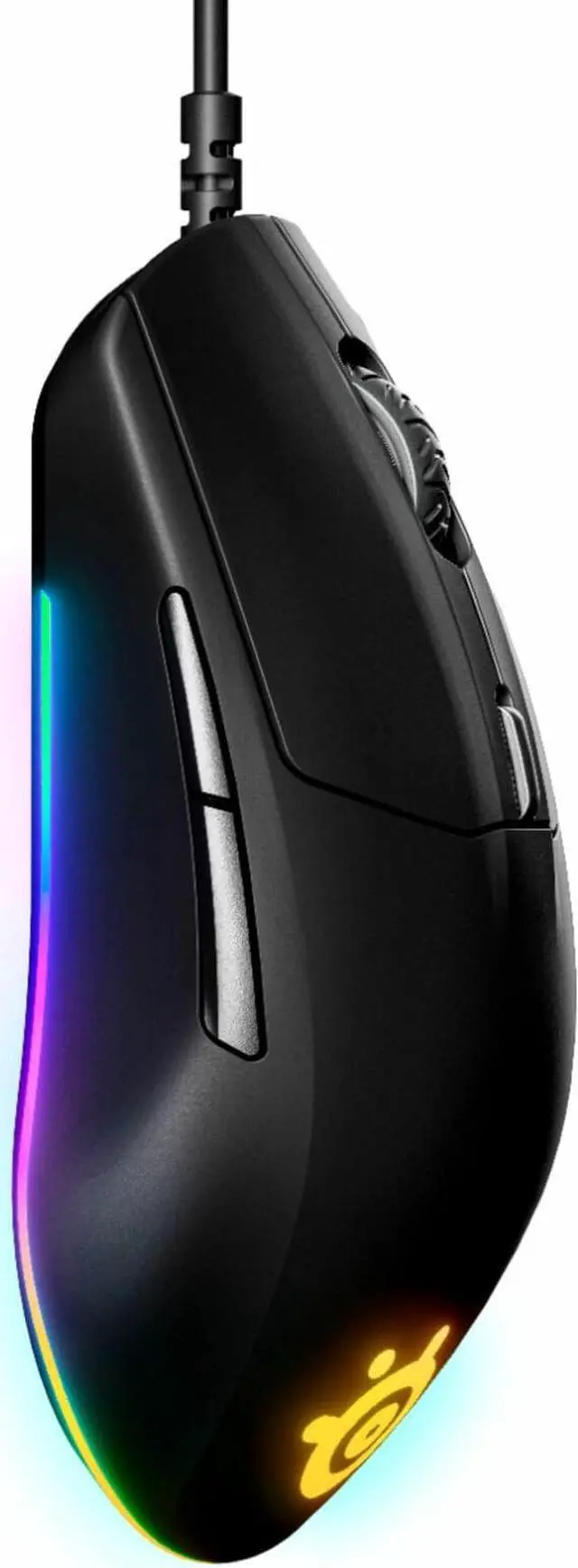 Alt view image 5 of 6 - SteelSeries - Rival 3 Wired Optical Gaming Mouse with Brilliant Prism RGB Lig...