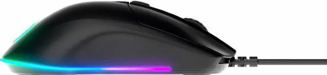 Alt view image 6 of 6 - SteelSeries - Rival 3 Wired Optical Gaming Mouse with Brilliant Prism RGB Lig...