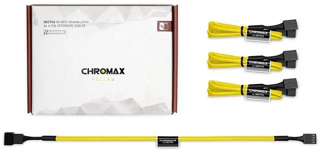 Main image of Na-Sec1 Chromax.Yellow 30Cm Fan Extension Cables