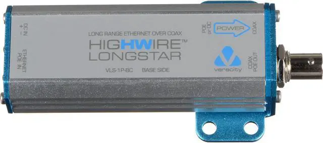 Main image of Veracity Longstar Long-Range POE Coax Base Unit VLS-1P-BC