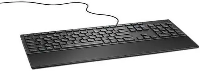Alt view image 5 of 14 - DELL Wired Qwerty Keyboard - Black KB216-BK-US Black Wired Keyboard