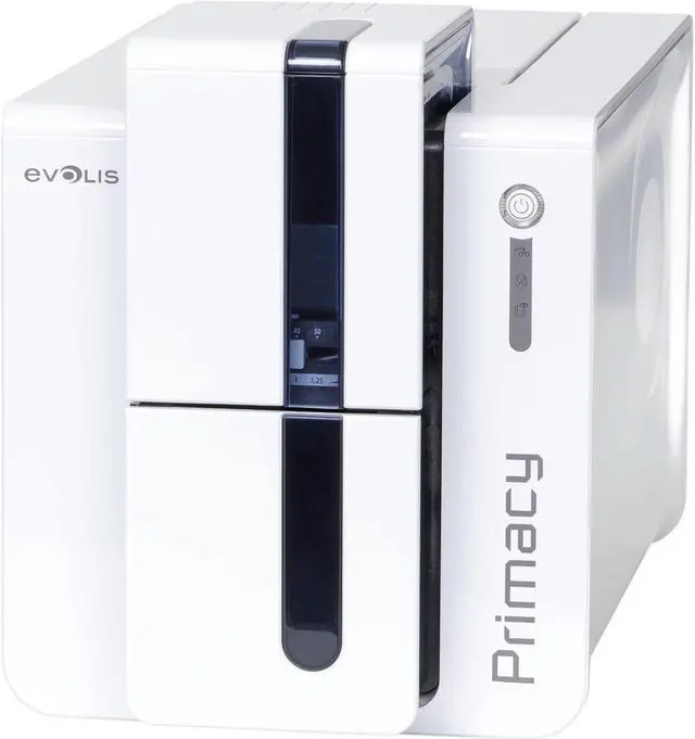 Alt view image 2 of 5 - Evolis Primacy Duplex Expert Mag ISO Brilliant BluePrinter with Mag ISO Dual HiCo/LoCo 3-track Magnetic Stripe Encoder, USB & Ethernet - PM1HB000BD