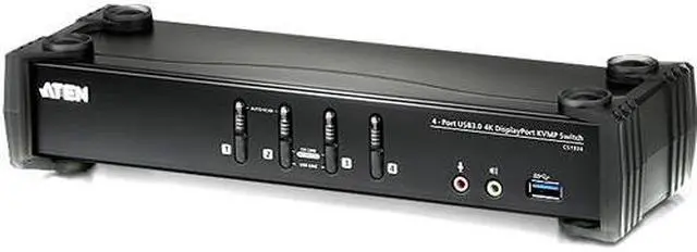 Alt view image 5 of 8 - ATEN CS1924 4-Port USB 3.0 4K DisplayPort KVMP Switch