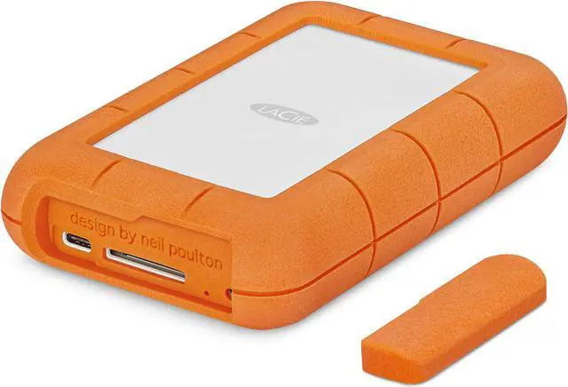 Alt view image 3 of 19 - LaCie Rugged RAID Pro 4TB USB-C Portable Hard Drive + 1mo Adobe CC All Apps (STGW4000800)