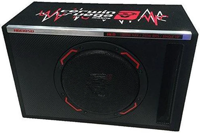 Alt view image 4 of 6 - HED(R) Series Single Subwoofer in Vented Enclosure (10") - H6E10SV