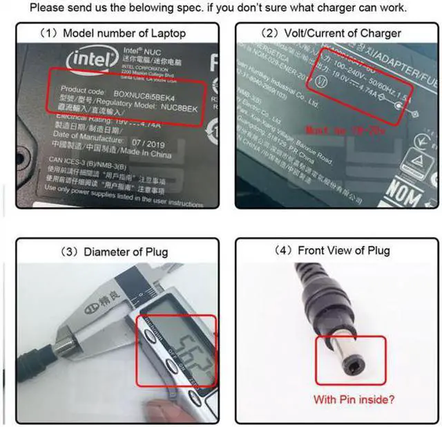 Alt view image 6 of 7 - KAIBOXIXI Rectangle Jack 11.0*4.5mm Input to 3Pin Power Plug Adapter Compatible for Laptop Blade Pro 17 and Blade 15 Model Support 230W/160W Charge Adapter