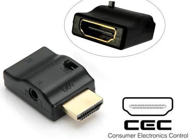 Alt view image 3 of 7 - Chenyang Cable Remote Controlled HDMI-compatible 2.0 IR Adapter with CEC ARC Function HDCP Compliant Support to Close CEC