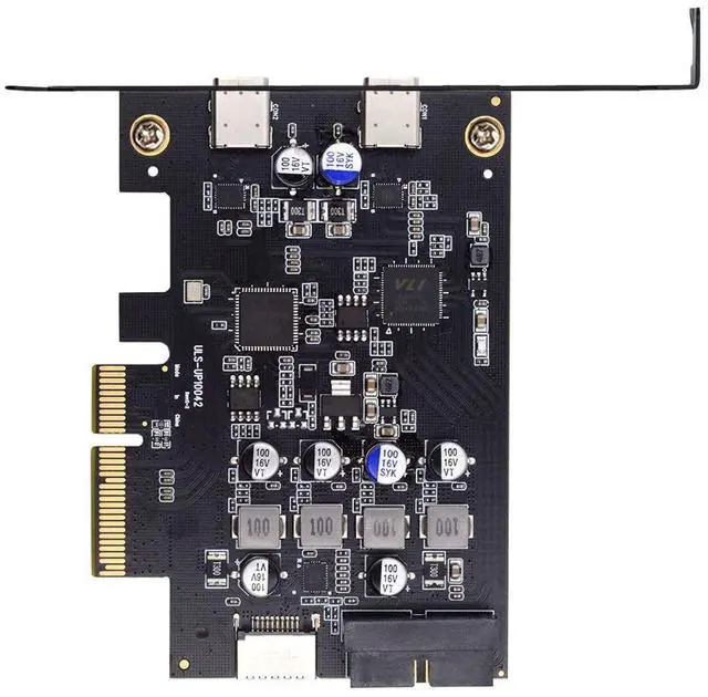 Main image of Xiwai 10Gbps Type-E USB 3.1 Front Panel Socket & USB3.0 19Pin/20Pin & Dual Type-C USB-C to PCI-E Express Card Adapter ASM3142 VL822