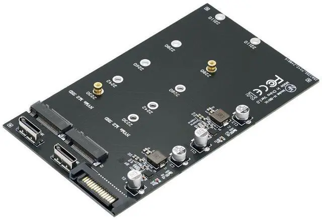 Main image of Xiwai Dual Oculink SFF-8612 SFF-8611 to M.2 NGFF M-Key NVME PCIe SSD 2280 22110mm Adapter for Mainboard