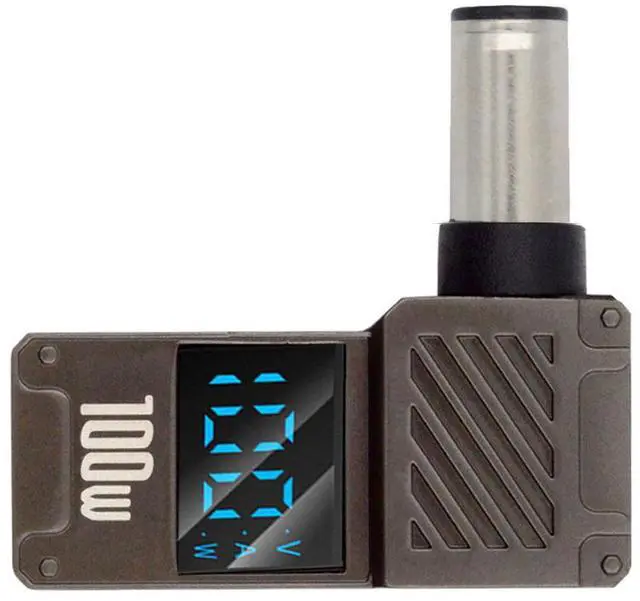 Main image of Xiwai Type-C USB-C Input to DC 7.4x5.0mm Jack Smart LED Display 100W Output Power 20V 5A PD Charge 65W Adapter for DELLLaptop