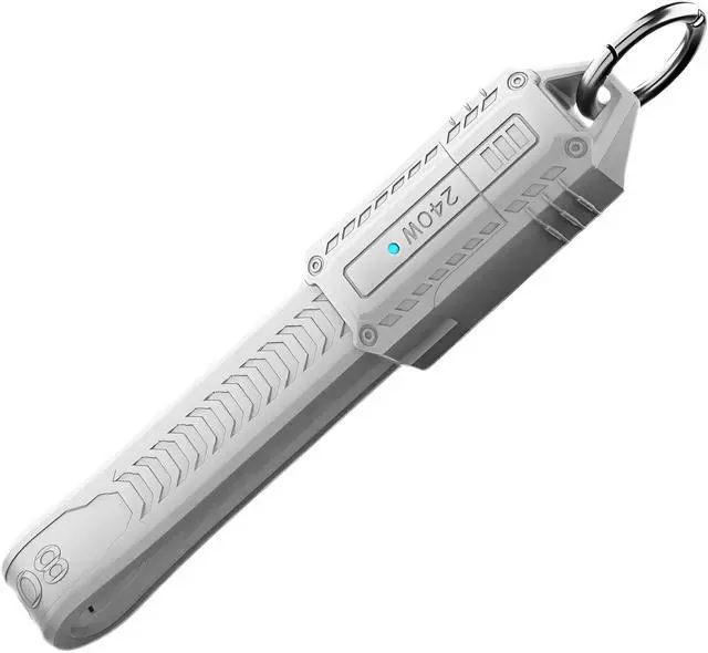 Main image of Xiwai USB5.0 80Gbps Flat Slim FPC Cable 240W 16K@30hz 8K 60Hz 5K Lanyard Strap Chain Compatible with 40Gbps USB4.0 Thunderbolt3/4/5 (White Color)