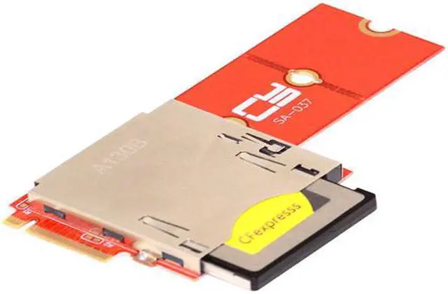 Alt view image 5 of 7 - Xiwai NGFF M.2 NVMe Mainboard to CF Express Extension Adapter M2 M-key for CFE Type-B Support R5 Z6 Z7 Memory Card