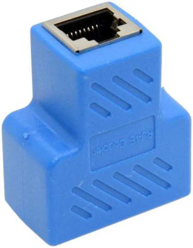 Alt view image 5 of 7 - KAIBOXIXI 2pcs STP UTP Cat6 RJ45 8P8C Plug To Dual RJ45 Splitter Network Ethernet Switcher Adapter