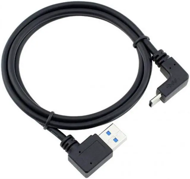 Alt view image 2 of 5 - Chenyang Cable USB 3.1 USB-C Up & Down Angled to 90 Degree Right Angled A Male Data Cable for Macbook & Tablet & Phone