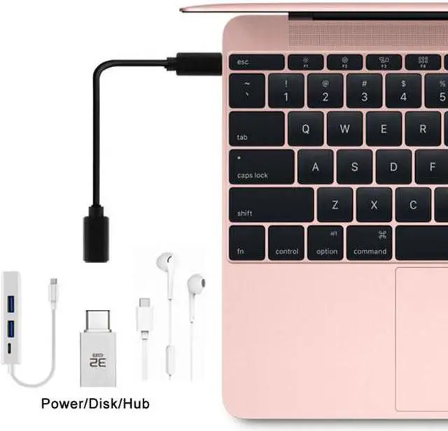 Alt view image 6 of 7 - Cablecc CY UC-218-BK-0.2M USB-C USB 3.1 Type C Male to Female Extension Data Cable for Macbook Tablet Mobile Phone 20cm