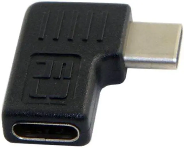 Alt view image 2 of 7 - Cablecc CY UC-068-RI 90 Degree RightLeft Angled USB 3.1 Type-C Male to Female Extension Adapter for LaptopTabletMobile Phone
