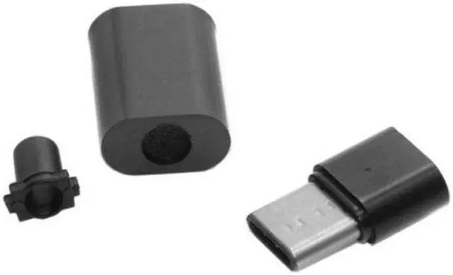 Alt view image 4 of 7 - Chenyang Cable 5set DIY 24pin USB 3.1 Type C USB-C Male Plug Connector SMT type with Black Housing Cover