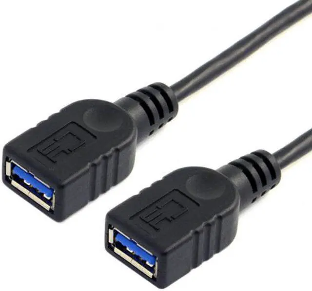 Main image of CYSM Dual Cable USB 3.1 Type-C to 3.0 A Female OTG Data Cable for New 13 inch Macbook Pro