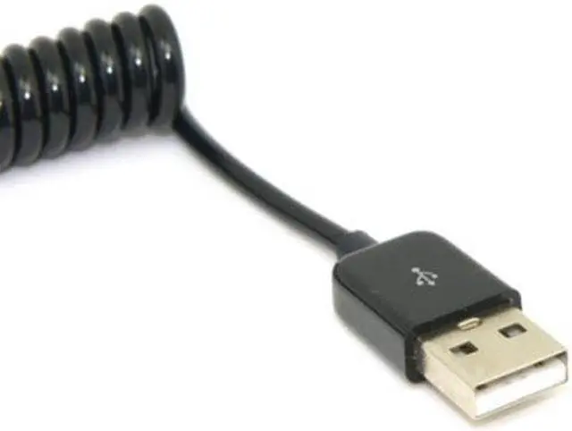 Alt view image 3 of 6 - Jimier CY UC-078-BK-1.0M Stretch USB-C 3.1 Type C Male to Standard USB 2.0 A Male Data Cable for TabletMobile Phone