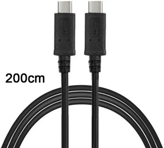 Alt view image 4 of 5 - KAIBOXIXI 10Gbps Reversible USB 3.1 Type-C Male to USB-C Male Data Cable for Tablet & Phone & Laptop 2m