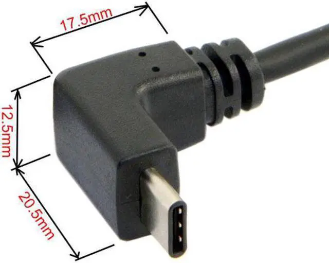 Main image of Chenyang Cable USB 3.1 USB-C Up & Down Angled to 90 Degree Right Angled A Male Data Cable for Macbook & Tablet & Phone