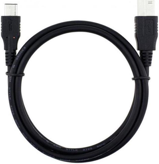Alt view image 5 of 7 - Chenyang Cable USB-C USB 3.1 Type C Male Connector to USB Standard B Male Data Cable for Apple Macbook & Laptop Black