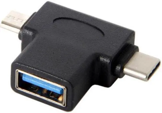 Main image of Jimier Cable USB 3.1 Type-C & Micro USB Combo to USB 2.0 A Female OTG Data Host Adapter