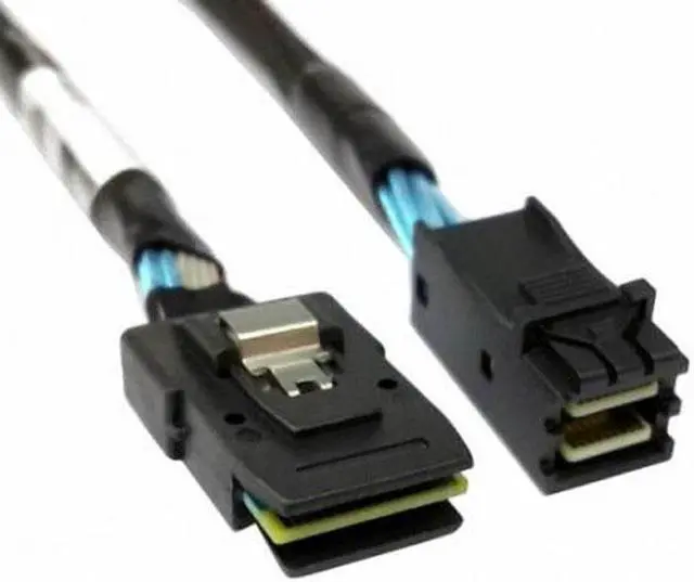 Alt view image 5 of 7 - Xiwai Cable Internal Mini SAS SFF-8087 to mini sas High Density HD SFF-8643 data Server hard disk raid Cable 50cm