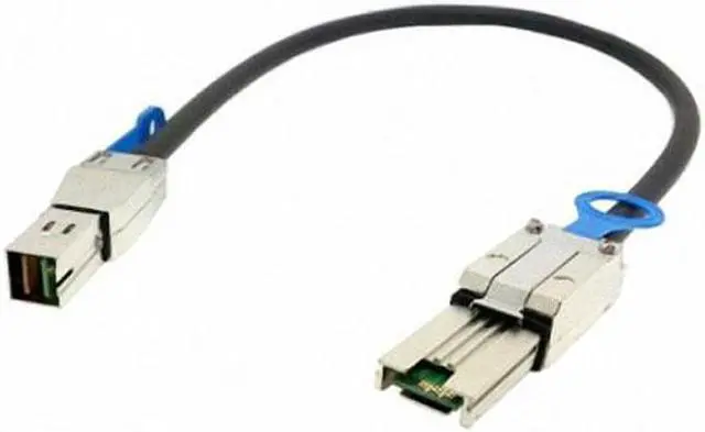 Alt view image 2 of 7 - Jimier CY SF-067 External Mini SAS 4x SFF-8088 to mini sas High Density HD SFF-8644 data server Raid Cable 50cm