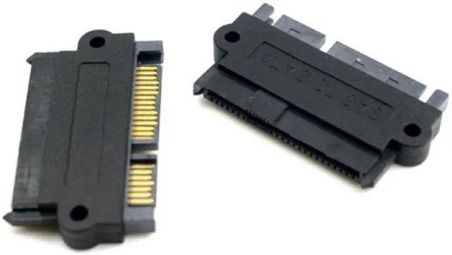 Alt view image 5 of 7 - KAIBOXIXI SFF-8482 SAS 22 Pin to 7 Pin + 15 Pin SATA Hard Disk Drive Raid Adapter with 15 Pin Power Port