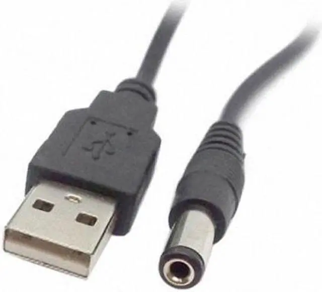 Alt view image 2 of 8 - Shenzhong USB 2.0 A Type Male to 5.5 x 2.5mm DC 5V Power Plug Barrel Connector Charge Cable 100cm