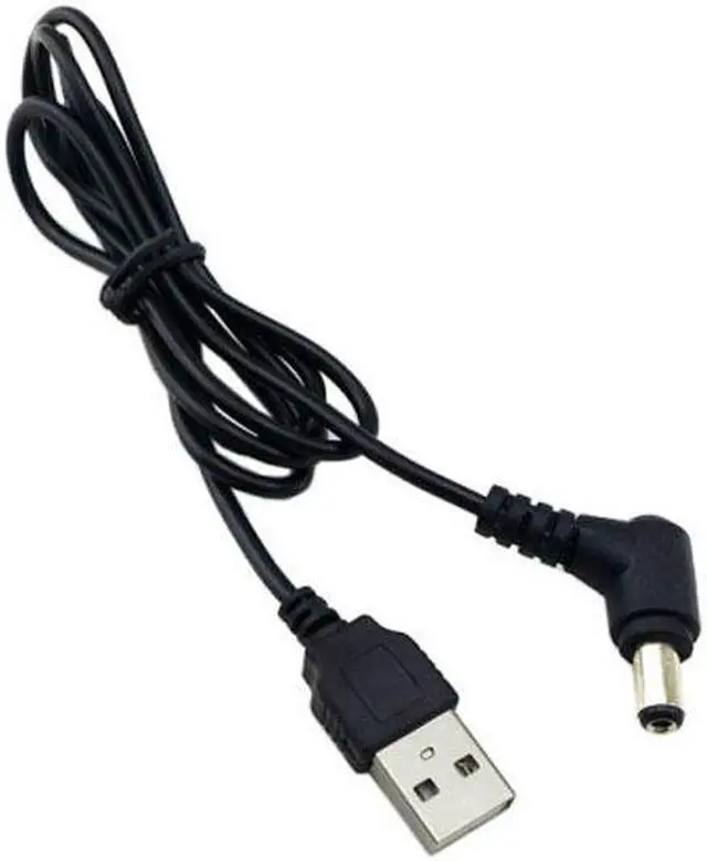 Alt view image 4 of 7 - Jimier CY U2-154-RI USB 2.0 A Type Male to Right Angled 90 Degree 5.5 x 2.5mm DC 5V Power Plug Barrel Connector Charge Cable