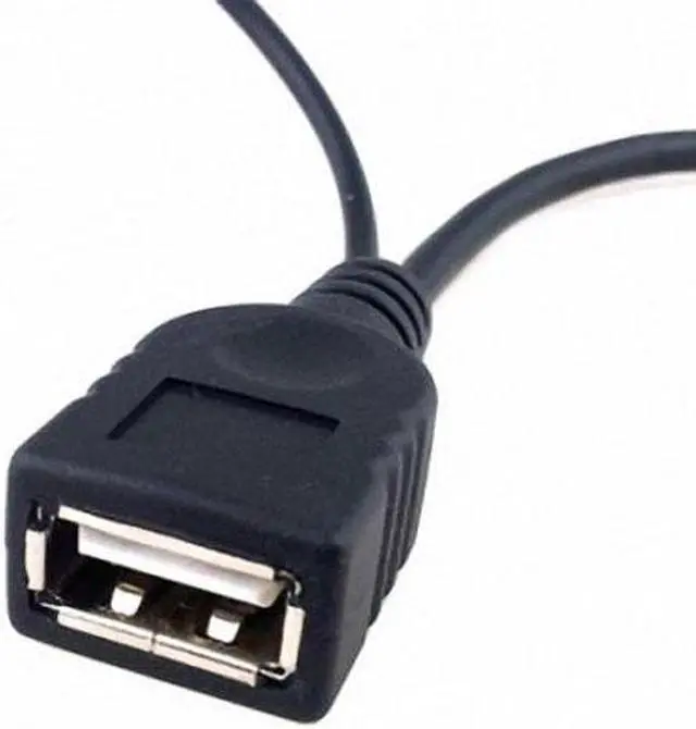 Alt view image 4 of 7 - Chenyang Cable Black Color Micro USB 2.0 OTG Host Flash Disk Cable with USB power  for Galaxy S3 i9300 S4 i9500 Note2 Note3 & S5