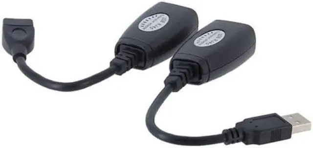 Main image of CYSM USB Keyboard Mouse Over RJ45 CAT5E CAT6 Cable Extension Extender Cable Adapter