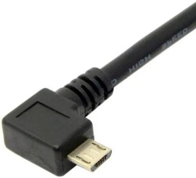 Alt view image 2 of 7 - KAIBOXIXI 1.5m Left Angled 90 degree Micro USB Male to USB 2.0 Data Charge Cable for Cell Phone & Tablet