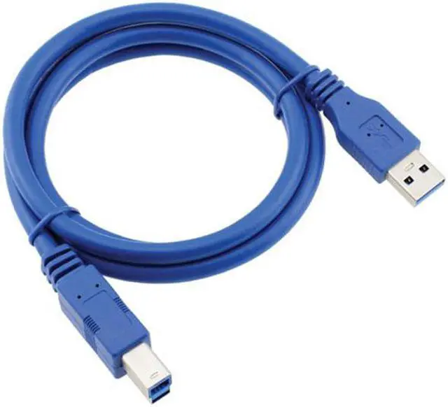 Alt view image 2 of 5 - Cablecc CY U3-002 New USB 3.0 Standard A Type Male to B Type Male cable 1m for External Hard disk