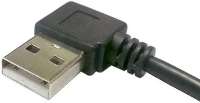 Alt view image 4 of 7 - Chenyang Cable 480M USB 2.0 Left Angled 90 degree A type male to Female extension cable 10cm