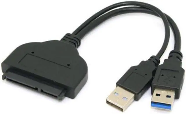 Alt view image 2 of 7 - Chenyang Cable USB 3.0 to 12+6pin SSD HDD to SATA 22Pin Hard Disk Cartridge Drive for Apple 2010 2011 Macbook Air A1369 A1370 SSD