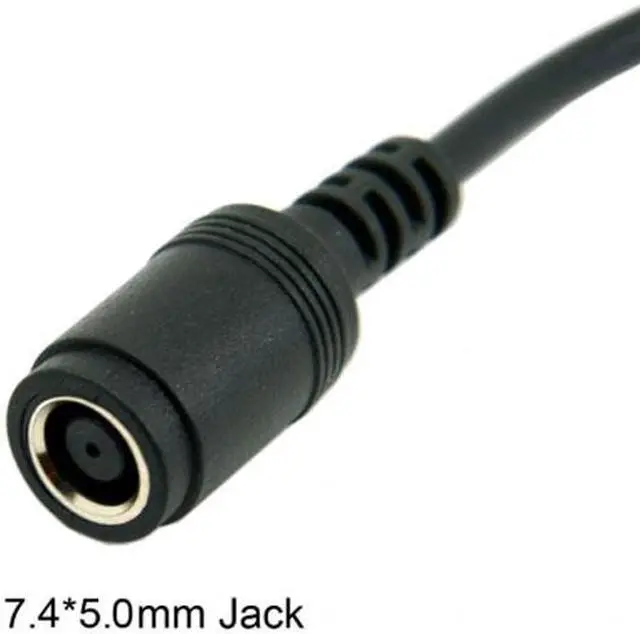 Alt view image 3 of 7 - Chenyang PW-050 DC 7.4*5.0mm Ultra slim DC Jack to 4.5*3.0mm Plug Cable 20cm For Laptop