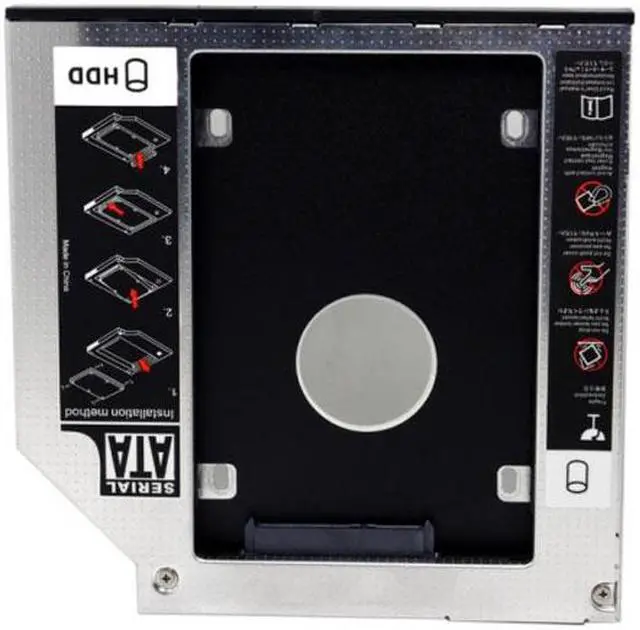 Main image of CYSM SATA 22pin HDD HD Hard Disk Drive Caddy Case for 9.5mm Universal Laptop CD / DVD-ROM Optical Bay