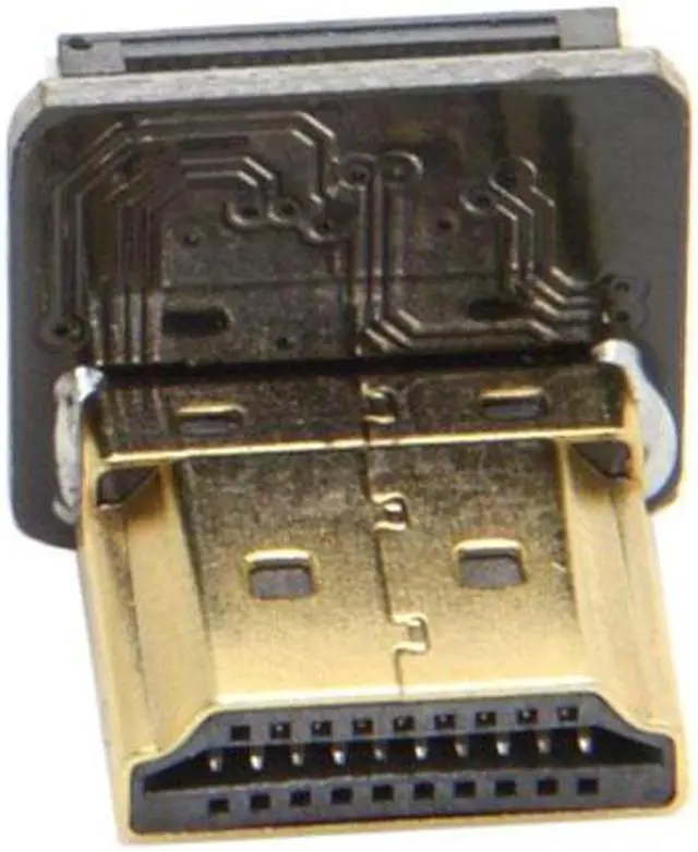 Alt view image 3 of 7 - Chenyang Cable CYFPV HDMI Type A Male Connector Down Angled 90 Degree for FPV HDTV Multicopter Aerial Photography