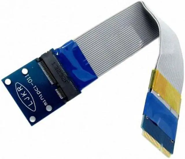 Main image of Jimier CY SA-147 Flexible Mini PCI Express PCI-e Mini Card Extender 52pin Male to Female Extension FFC Cable