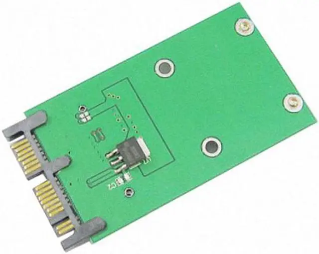 Alt view image 2 of 7 - KAIBOXIXI Mini PCI-E mSATA SSD to 1.8" Micro SATA 7+9 16pin Adapter Add on Cards PCBA for SSD Hard Disk