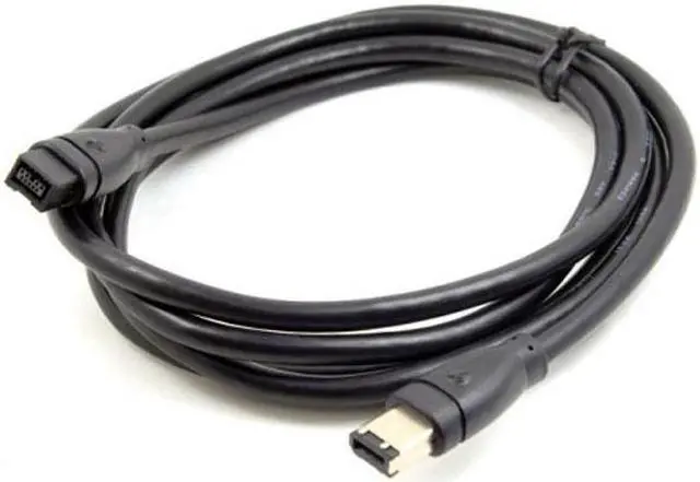 Alt view image 3 of 7 - Chenyang Cable 9 PIN / 6 PIN BETA FireWire 800 - FireWire 400 9-6 Cable IEEE 1394B 1.8m Black
