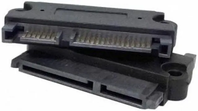 Alt view image 4 of 7 - KAIBOXIXI 3.5" & 2.5inch SATA 22Pin 7+15 Male to SATA 22P 7+15 Female extension convertor adapter with screw holes