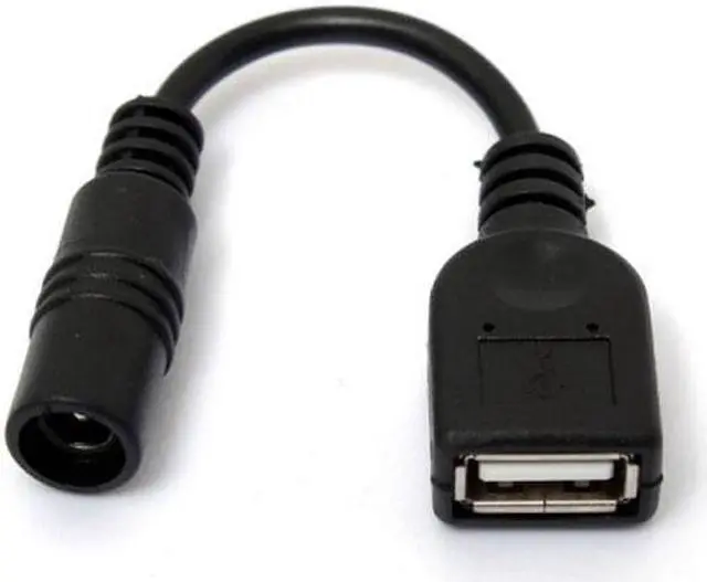 Main image of Jimier CY PW-045 5V USB Female to DC Power Jack 5.5 2.1mm Charge Adpter Cable for Cell PhoneTablet