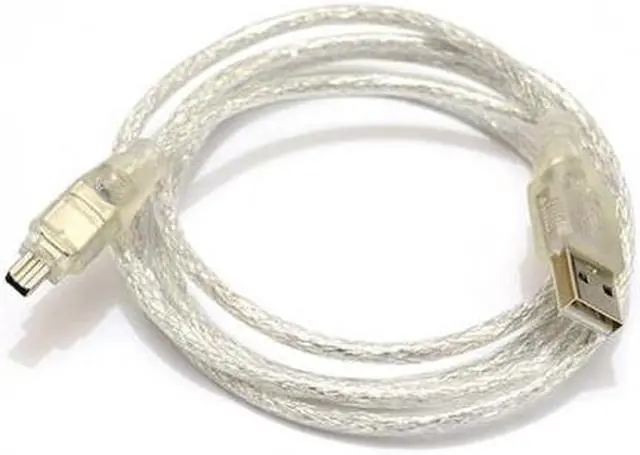 Alt view image 3 of 4 - Xiwai USB Male to Firewire IEEE 1394 4 Pin Male iLink Adapter Cord Cable for SONY DCR-TRV75E DV
