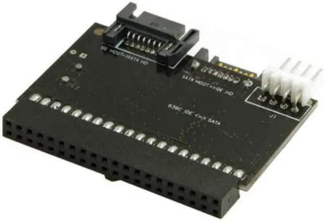 Alt view image 4 of 7 - Jimier Cable IDE 100 133 PATA to Dual Serial SATA 7PIN Adapter Reversible Converter for Hard Disk Drive